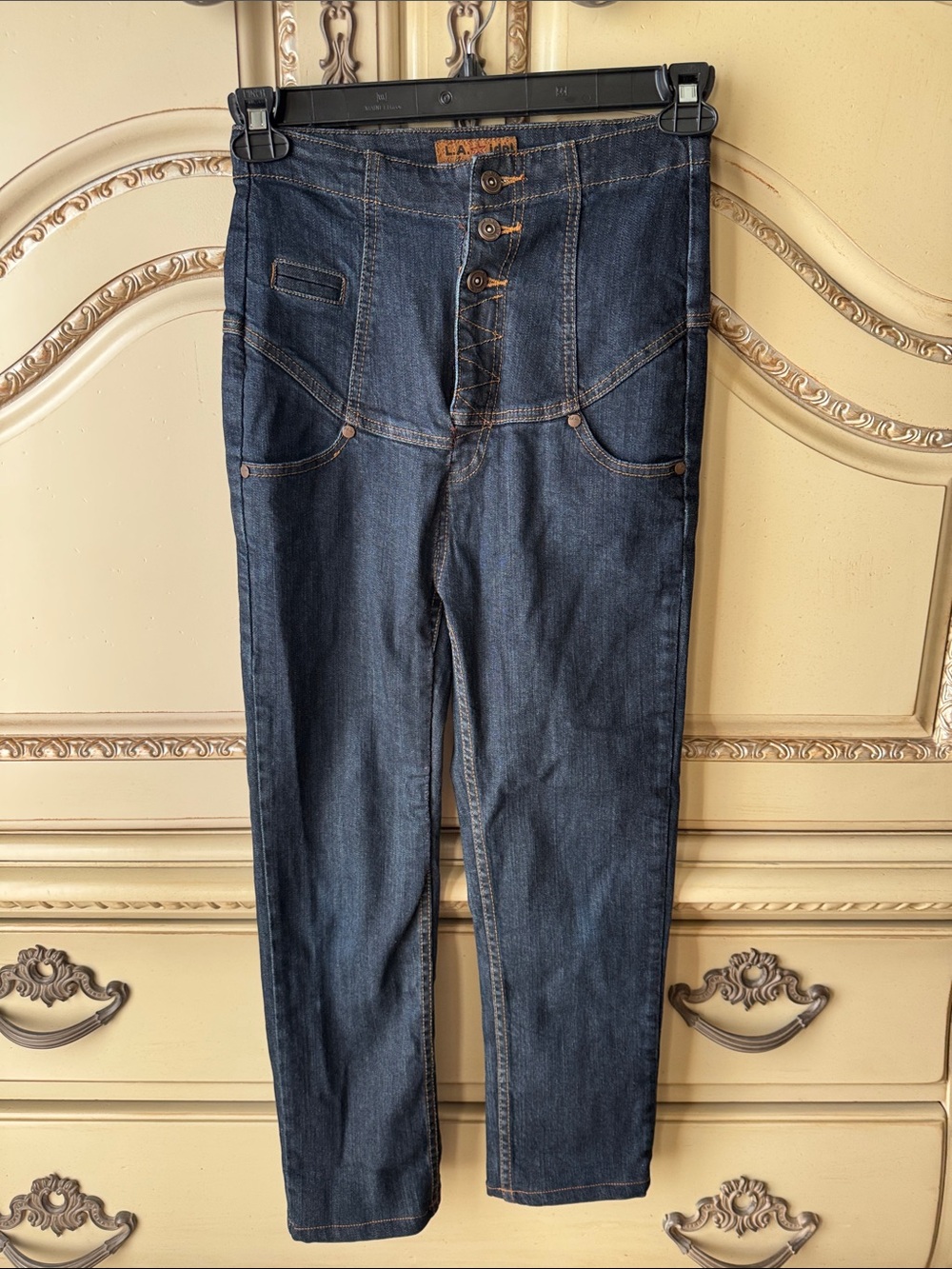 L.A. idol High-Rise Indigo Button-Fly Women's Jeans